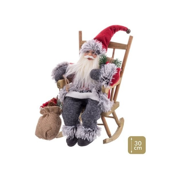 ADORNO NAVIDAD PAPÁ NOEL SILLA