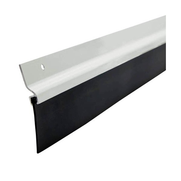BR BURLETE ALU. GARAJE LABIO 304CM (2x1,52M) PLATA