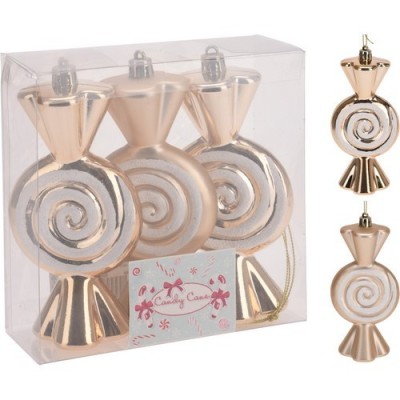 ADORNO NAVIDAD CARAMELO DORADO