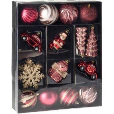 ADORNO NAVIDAD SURTIDO ROSA 20