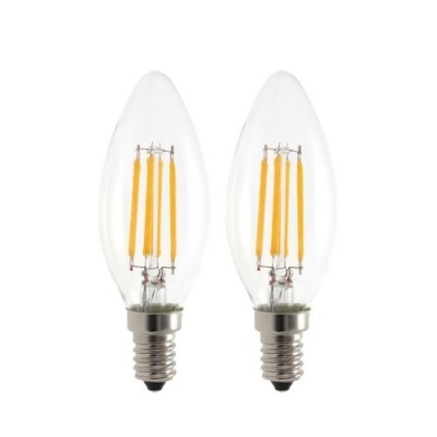 BOMBILLA LED VELA E14 4W 470LM