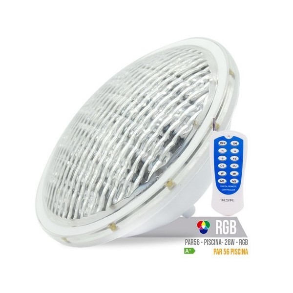 BOMBILLA LED RGB PAR 56 26W