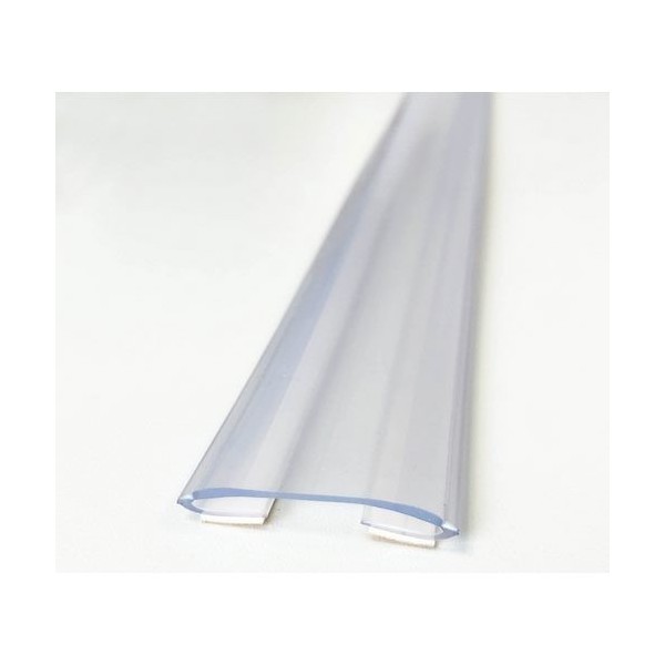 BURLETE PVC ANTIPINZAMIENTO 1MT TRANSPAR(GRANEL)